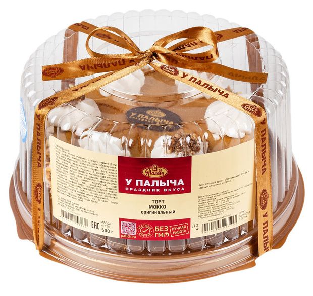 

Торт воздушный У Палыча Мокко оригинальный, 500 г