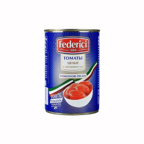Томаты Federici целые в собственном соку 425 мл