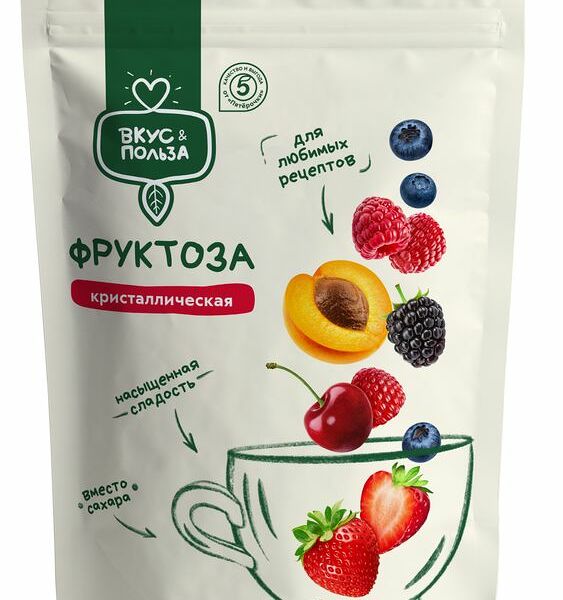 Фруктоза Вкус&Польза кристаллическая 500 г
