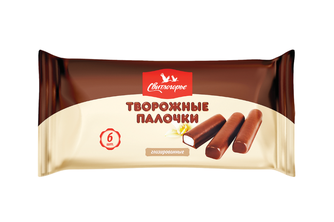 

Творожные палочки Свитлогорье глазированные с ароматом ванили 23% 180 г