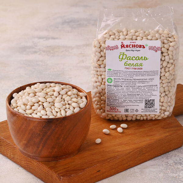 Фасоль белая Мясновъ Буфет 500 г
