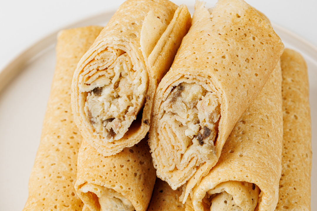 

Блинчики ВкусВилл с курицей грибами и сыром замороженные 380 г