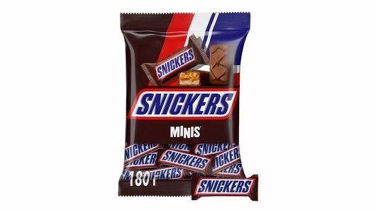 Snickers Minis шоколадные конфеты с карамелью, арахисом и нугой, 180г