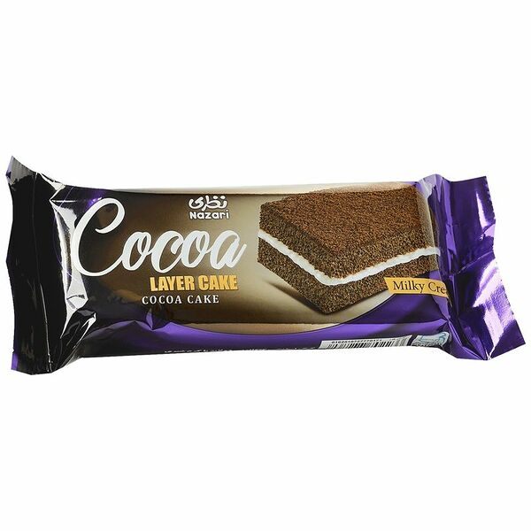 Пирожное Nazari бисквитное с какао и молочным кремом, 50г
