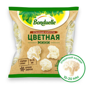 Цветная капуста Bonduelle мини замороженная, фермерская, 400 г