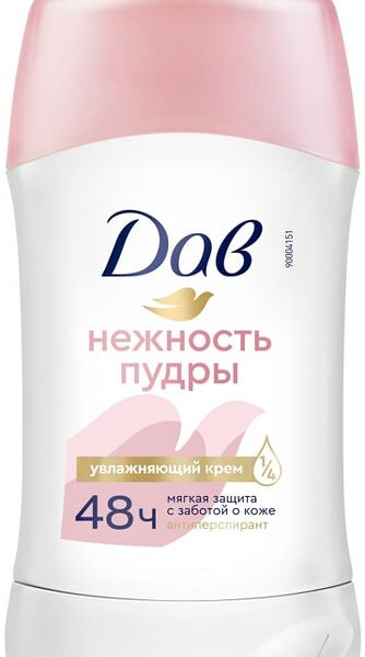Дезодорант-антиперспирант Дав Женский твердый стик нежность пудры 40мл