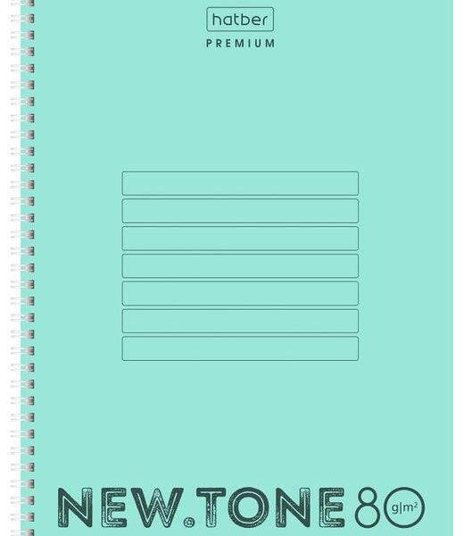 Тетрадь Hatber Premium NEWtone Pastel на гребне в клетку А4, 220х295 мм, 80 л, 1 шт, в ассортименте