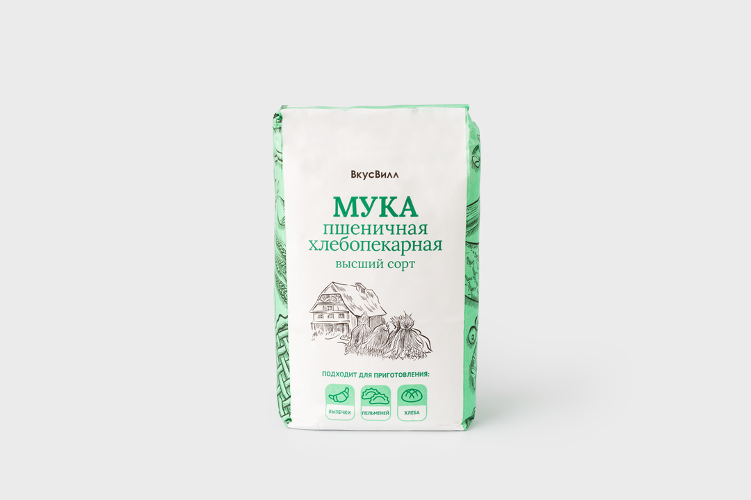 

Мука пшеничная высший сорт