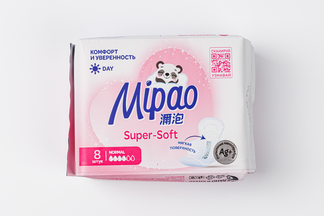 

Прокладки гигиенические Mipao Super Soft Normal Day 8 шт.