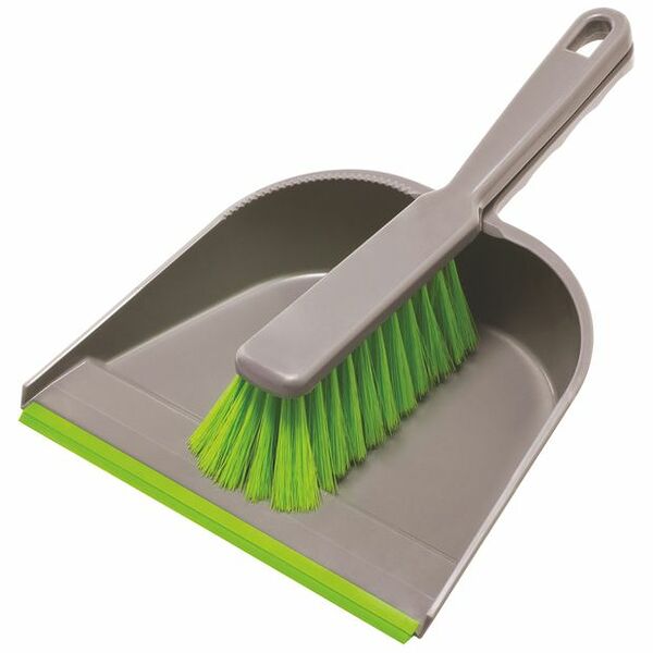 Щетка с совком York, цвет в ассортименте, 1 шт