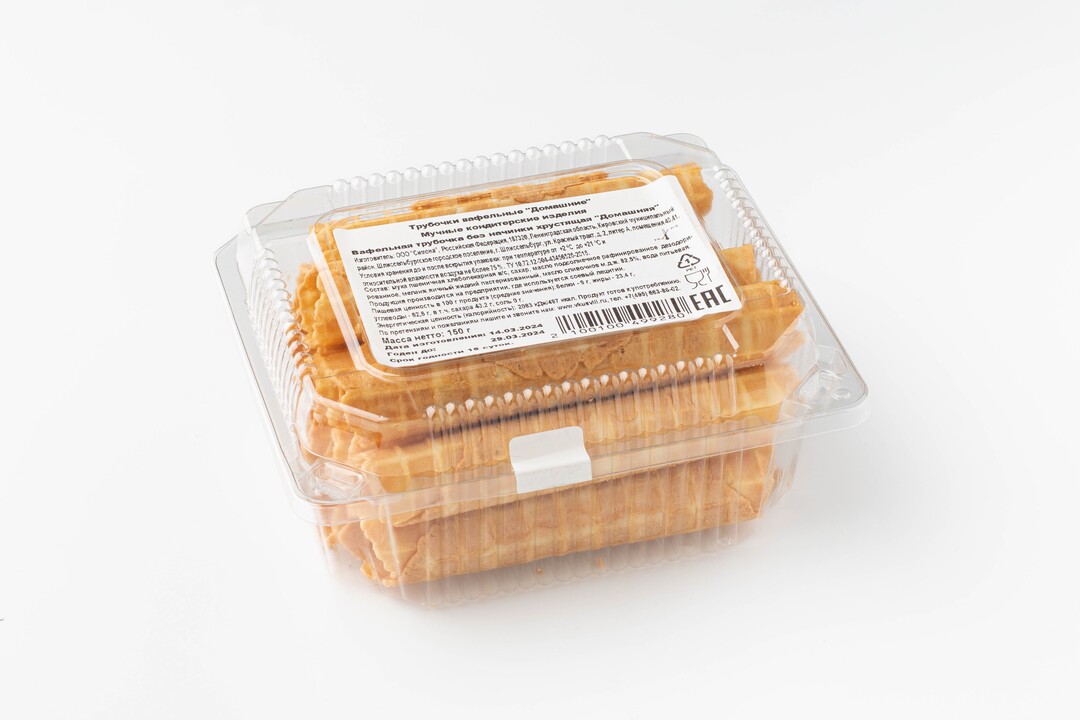 

Трубочки вафельные Домашние 150 г