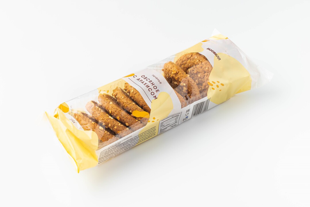 

Печенье овсяное с арахисом 230 г