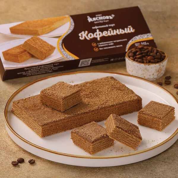 Торт вафельный Кофейный МясновЪ Буфет от КуулКлевер 215 г