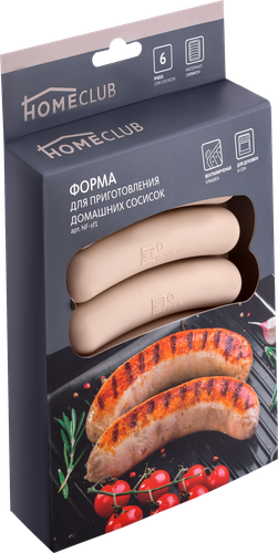 

Форма для приготовления сосисок HOMECLUB 17x13,5см, силикон, Арт. NF-sf1