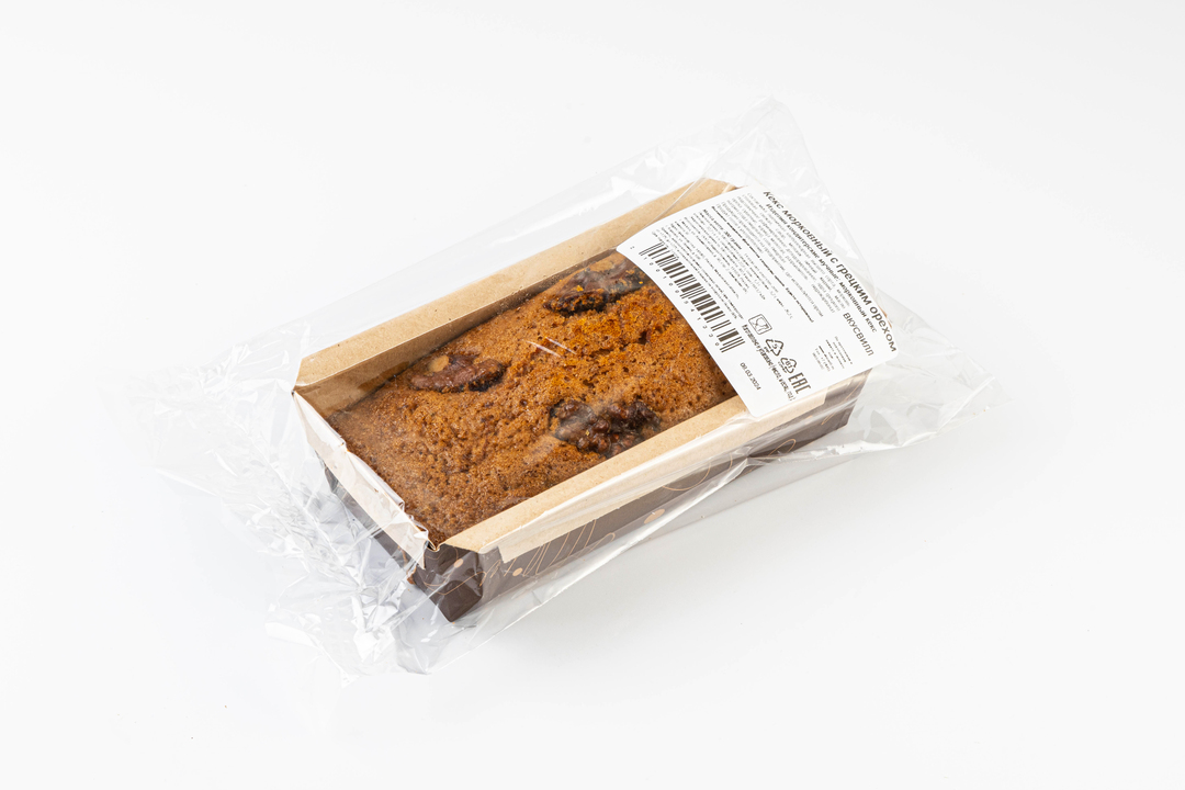 

Кекс морковный с грецким орехом 300 г