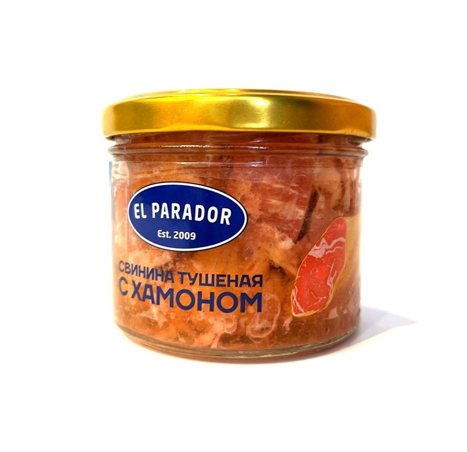 

Консервы свинина тушеная El Parador с хамоном 250 г