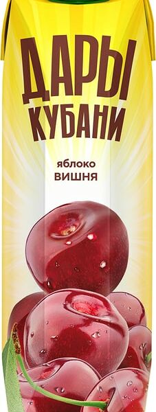 Нектар Дары Кубани Яблоко вишня 950мл