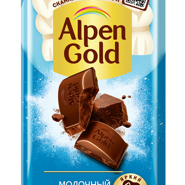 Шоколад молочный Alpen Gold, 80 г