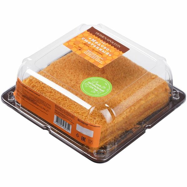 Торт Home Napoleon Медово-Сметанный с вареной сгущенкой