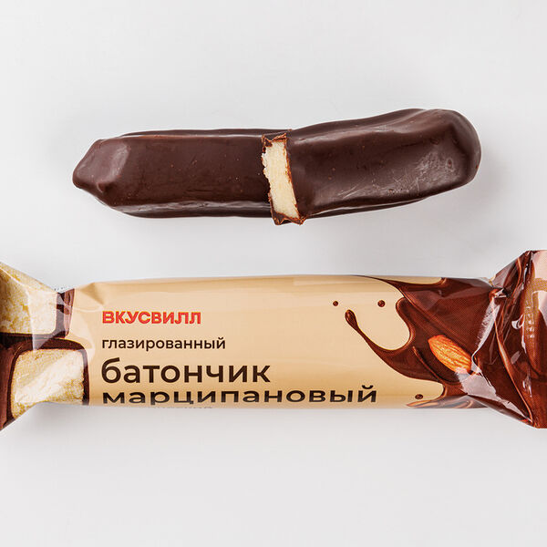 Батончик ВкусВилл глазированный марципановый классический