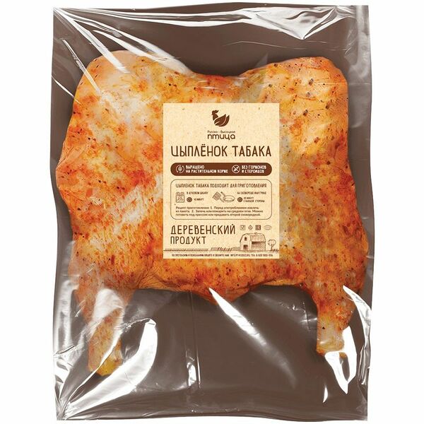 Цыпленок-табака Деревенский продукт охл (в) в/у