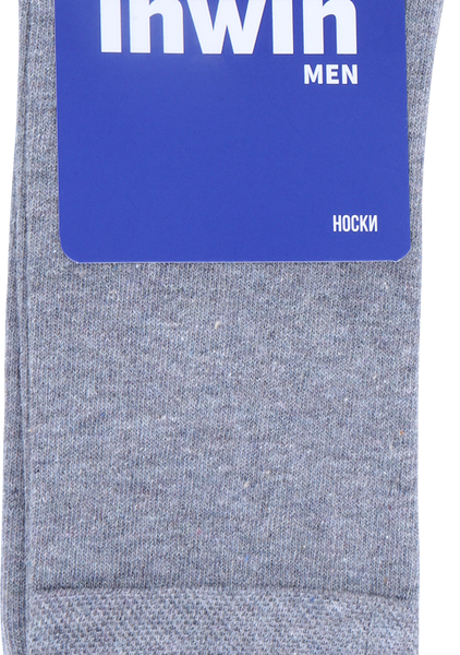 Носки мужские INWIN р. 29 (44–46) цвет серый меланж, Арт. BMS04-04