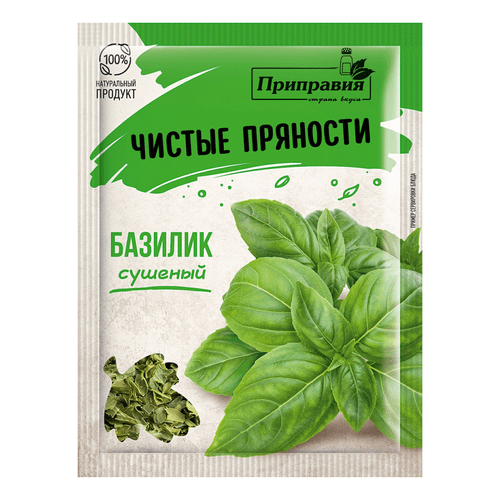 

Базилик сушеный Приправия 10 г