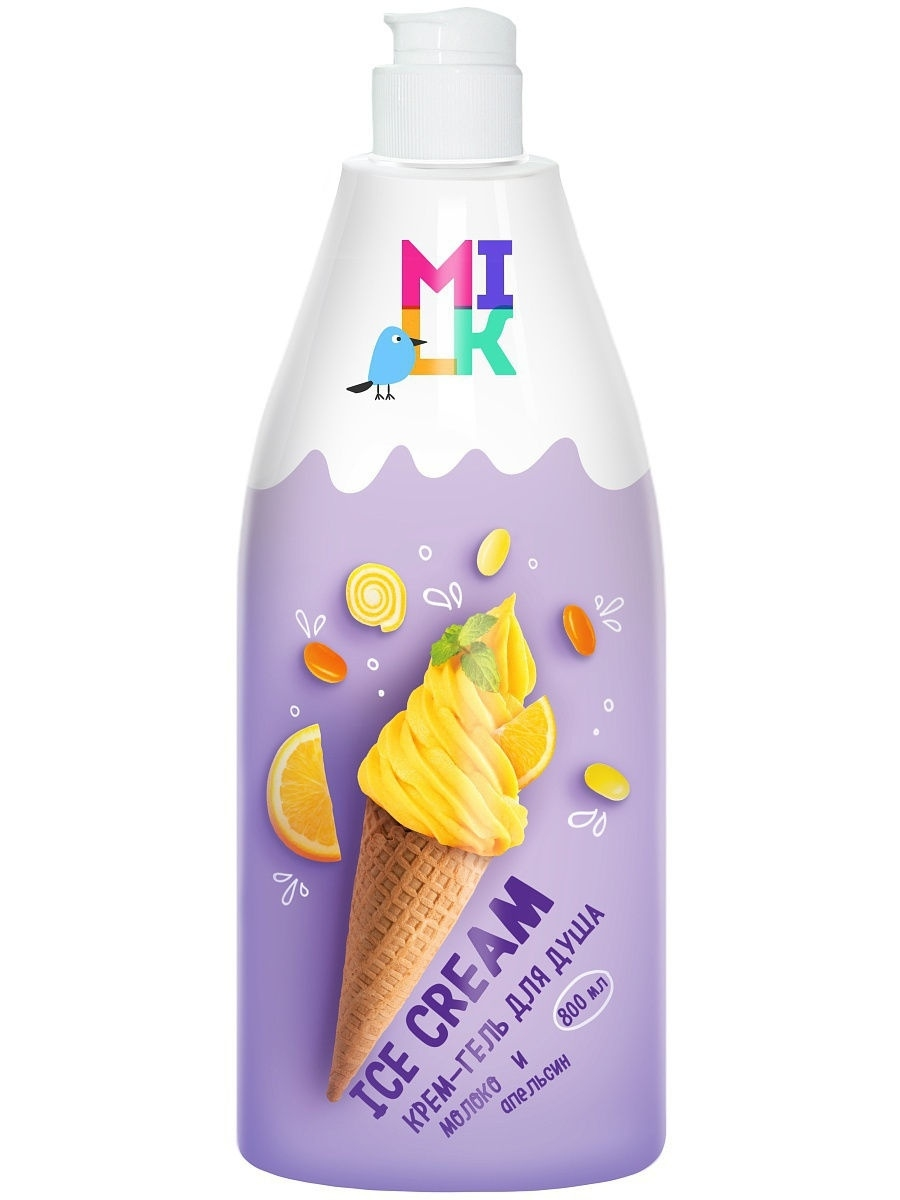

Крем-гель для душа Milk Молоко-апельсин 800 мл