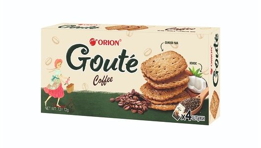 Печенье Orion Goute Coffee затяжное 72г