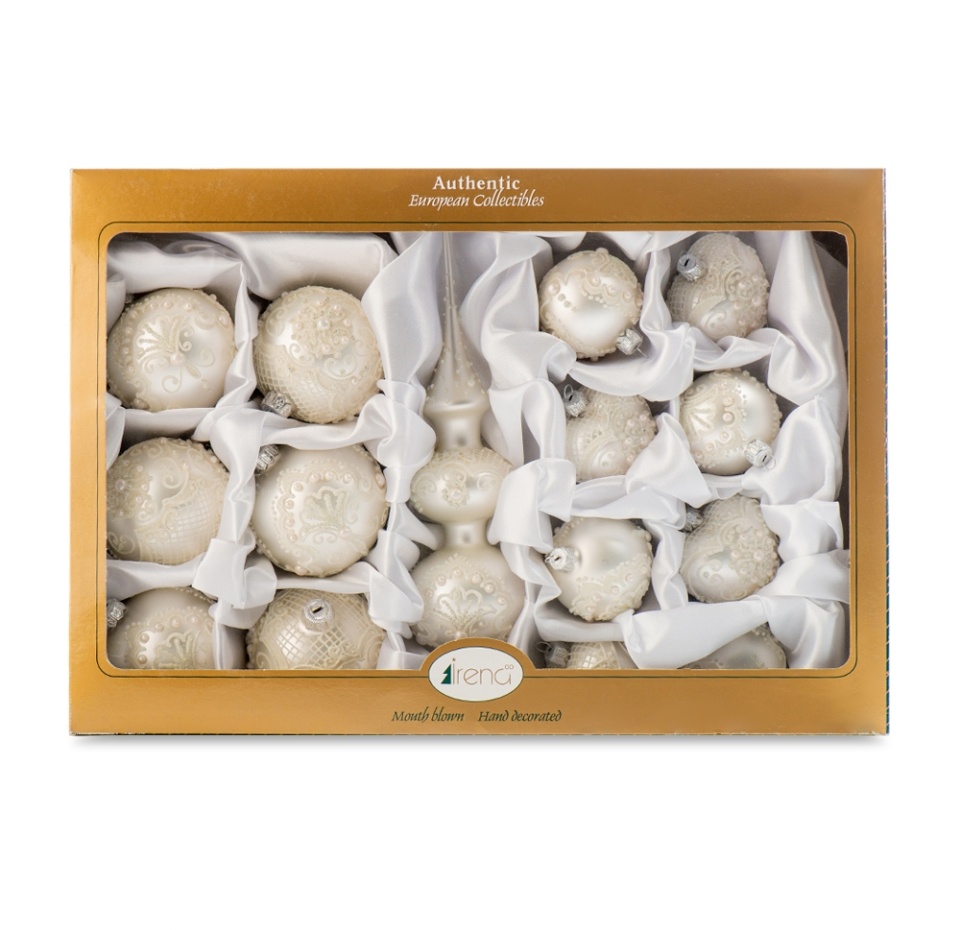 

Ассорти, набор игрушек для елки, ручная работа, Irena, 15 шт