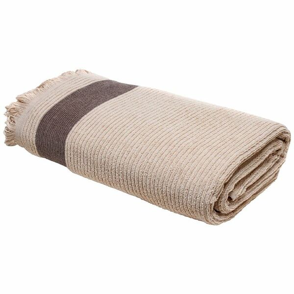 Полотенце махровое PiCassa Pragmatic, хлопок, натуральный, 70х140 см