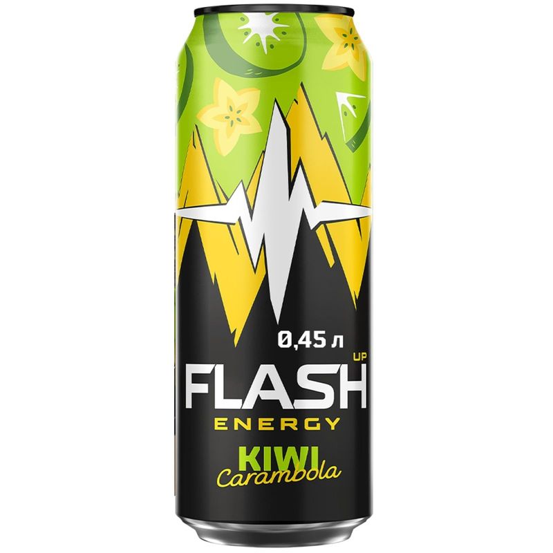 

Напиток энергетический Flash Up Energy Kiwi-Carambola 450 мл
