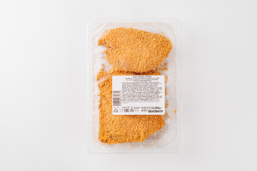 

Шницель филейный в панировке