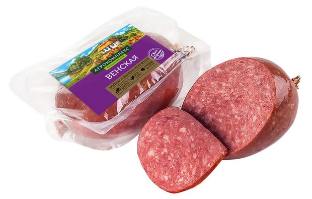 

Колбаса Агрокомплекс Выселковский Венская варёно-копчёная 560 г