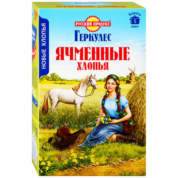 Хлопья ячменные Русский Продукт Геркулес