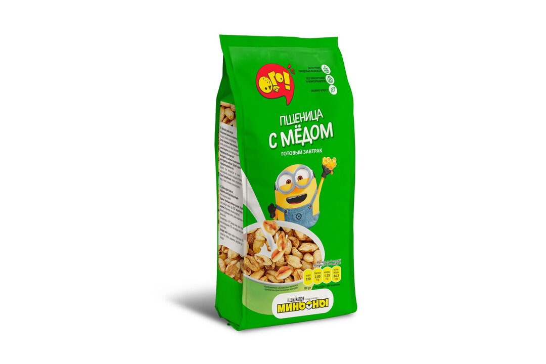 

Готовый завтрак Ого! пшеница с мёдом 150 г