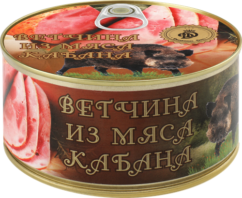 

Ветчина Деликатес Дичь из мяса кабана 325 г