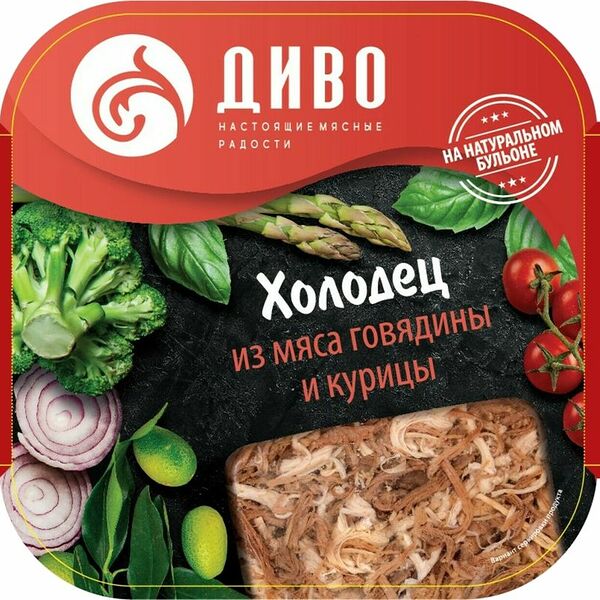 Холодец Диво из говядины и курицы 300г