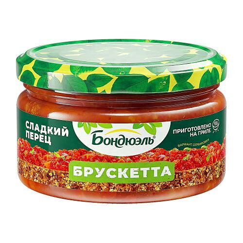 Брускетта Бондюэль Сладкий перец 220 г