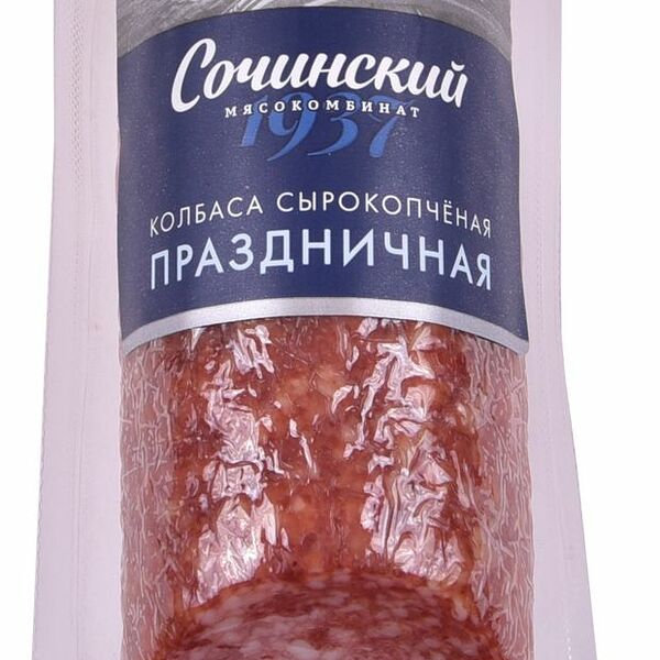 Колбаса сырокопченая Сочинский мясокомбинат Праздничная 260 г
