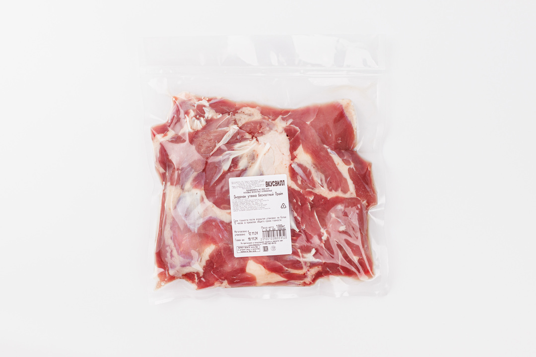 

Окорочок утенка бескостный 1 кг