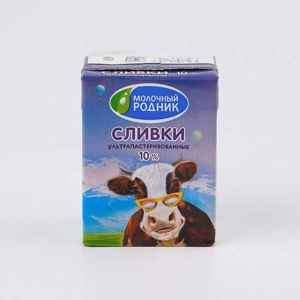 Сливки ультрапастеризованные Молочный Родник 10%