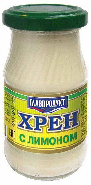 Хрен русский Главпродукт с лимоном