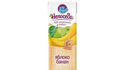 Нектар Непоседа яблоко и банан с 6 месяцев