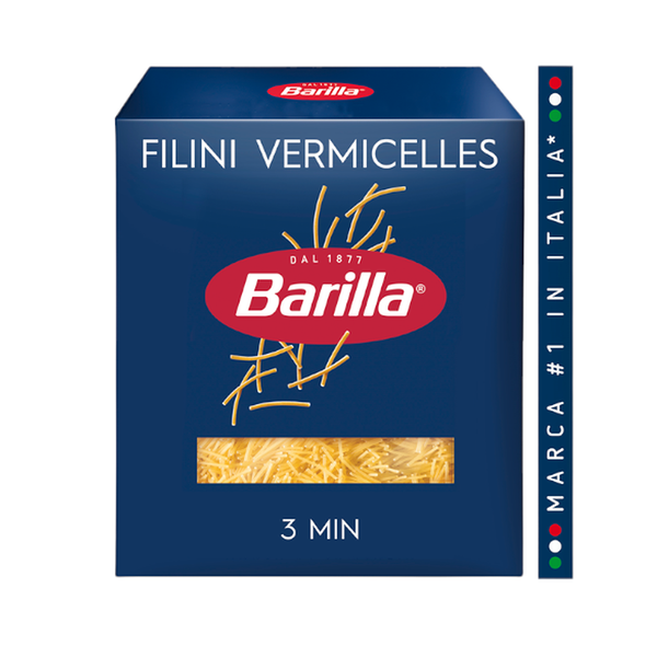 Макароны BARILLA Filini Vermicelles №30 из твердых сортов пшеницы группа А высший сорт, 450г