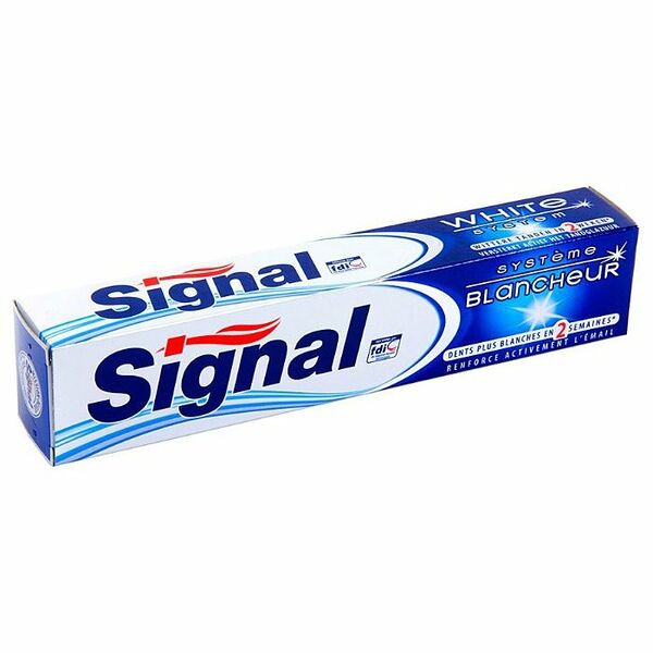 Зубная паста отбеливающая Signal Plus