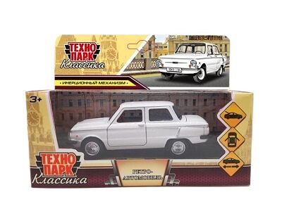 Машина ТЕХНОПАРК Запорожец, металл 12см