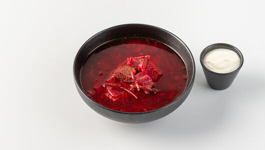 Борщ с мраморной говядиной