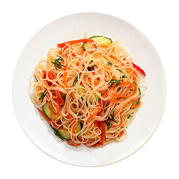 Фунчоза с овощами по-корейски