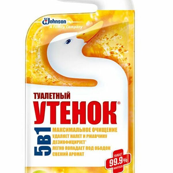 Чистящее средство для туалета Туалетный Утенок 5в1 Цитрусовый